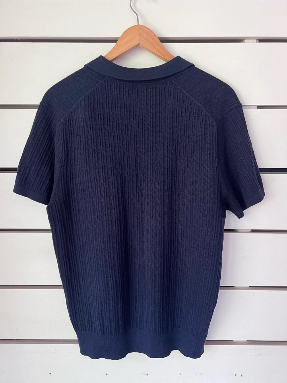 J. Crew Textured Johnny-Collar Sweater Polo